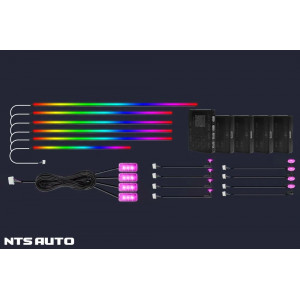 Ambient light с приветствием 18 в 1 RGB черная нить